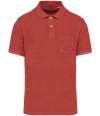 NS227 Native Spirit Terry Towel Polo Shirt Paprika colour image